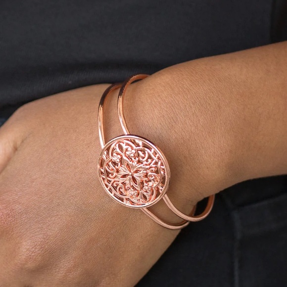 Mandala Majesty Copper Bracelet - Picture 2 of 2
